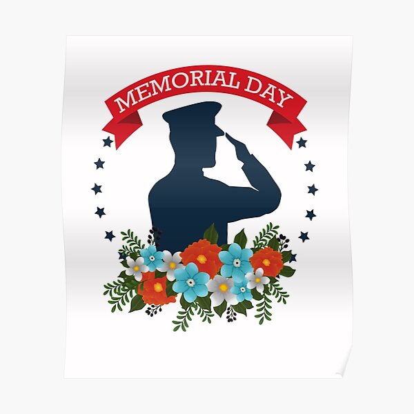 Happy Memorial Day Poster for Sale by MrTsTshirts