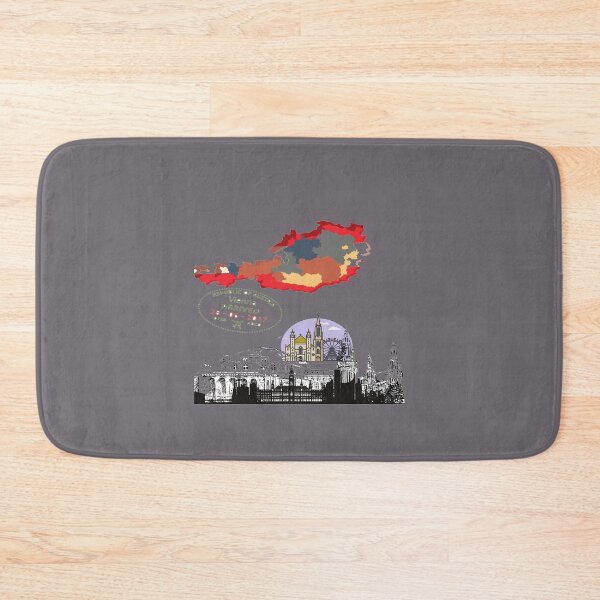 Item preview, World Flag Austria Map designed and sold by FunZoo.