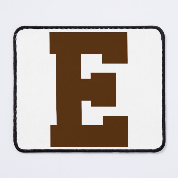 Item preview, Alphabet, Brown E, Sports letter E designed and sold by TheCultStuff.
