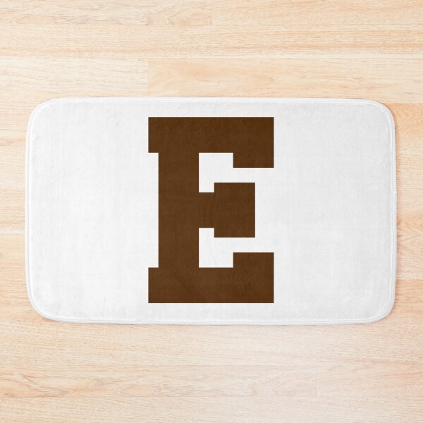 Item preview, Alphabet, Brown E, Sports letter E designed and sold by TheCultStuff.