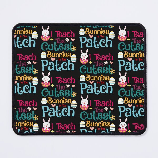 Item preview, Funny I Teach The Cutest Bunnies Patch designed and sold by Theparticular.