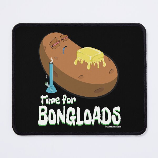 Item preview, Stoned baked potato cartoon-Time for bong loads designed and sold by YomeHayin.
