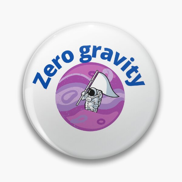 Item preview, Zero gravity purple planet and blue quote designed and sold by gabiworld.