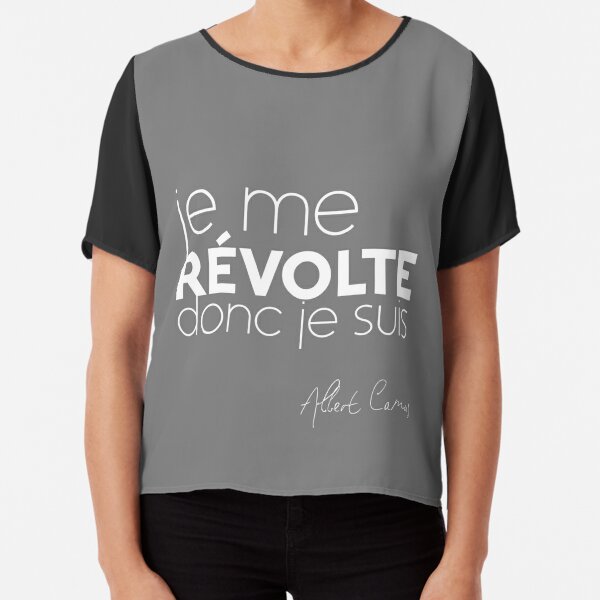 Vetements Sur Le Theme Citation Camus Redbubble