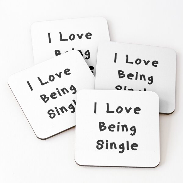 Item preview, I Love Being Single - Funny White Lie Party Ideas designed and sold by zacben.