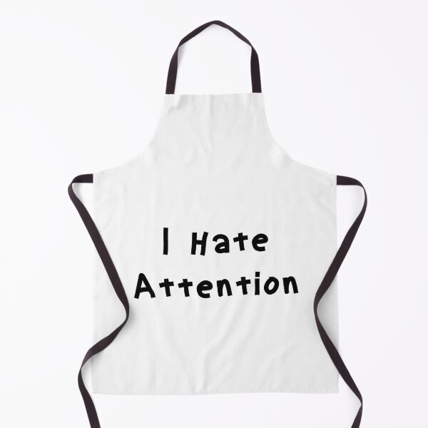 Item preview, I Hate Attention - Funny White Lie Party Ideas designed and sold by zacben.