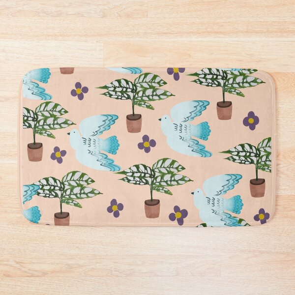 Item preview, house plants and doves designed and sold by Pacesyte.