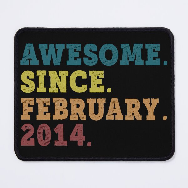 Item preview, Awesome Since February 2014 Retro Vintage 8th Birthday Gift designed and sold by designbychow.