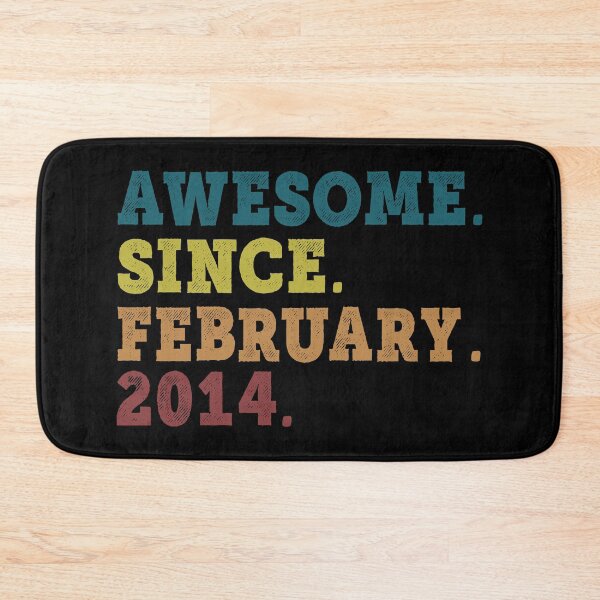 Item preview, Awesome Since February 2014 Retro Vintage 8th Birthday Gift designed and sold by designbychow.
