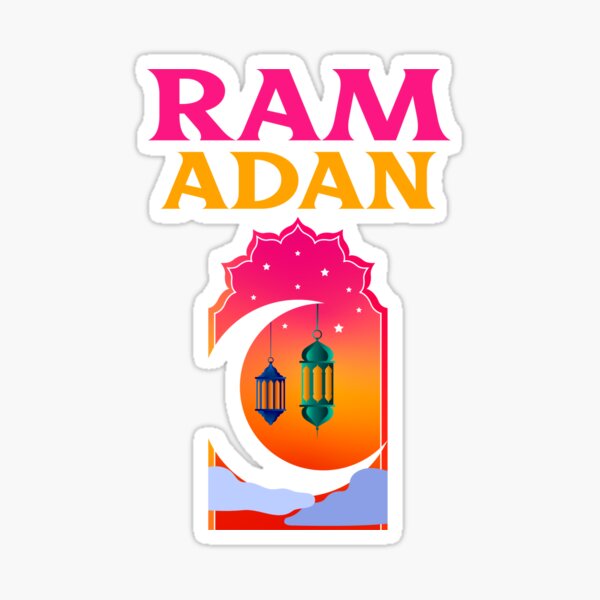 RAMADAN, Holy Month, Beautiful Gift For A Muslim Person Sticker