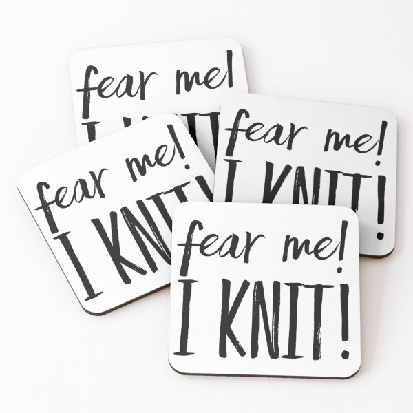 Item preview, Fear Me! I Knit! designed and sold by SerenaBliss.