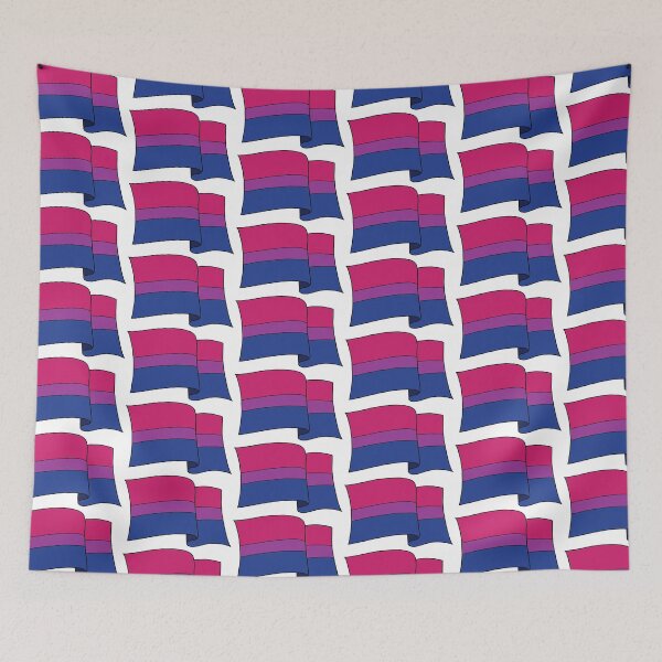 Item preview, Bi Flag for LGBTQ Bisexual Pride designed and sold by Hakuna Ricotta.