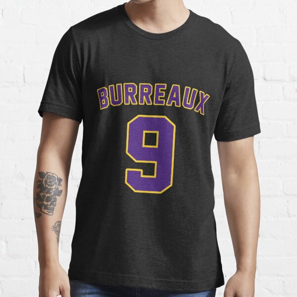 Men's Joe Burrow White LSU Tigers Burreaux Name & Number T-Shirt