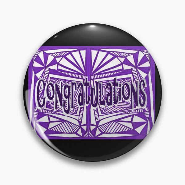 Item preview, Purple Pattern Proposed 4 Picture Portal Congratulations designed and sold by KazM.
