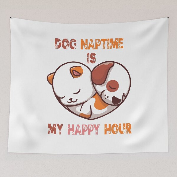 Item preview, Cool Dog Naptime Is My Happy Hour Funny Dog Nap Lovers Gift designed and sold by pedrored369.