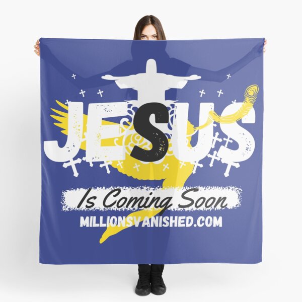 Jesus is Coming Soon 6 - Christian Scarf