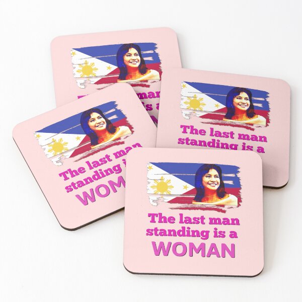Item preview, The Last Man Standing Is A Woman. Leni Robredo For Philippine President 2022. Kakampink.,  designed and sold by efenem.