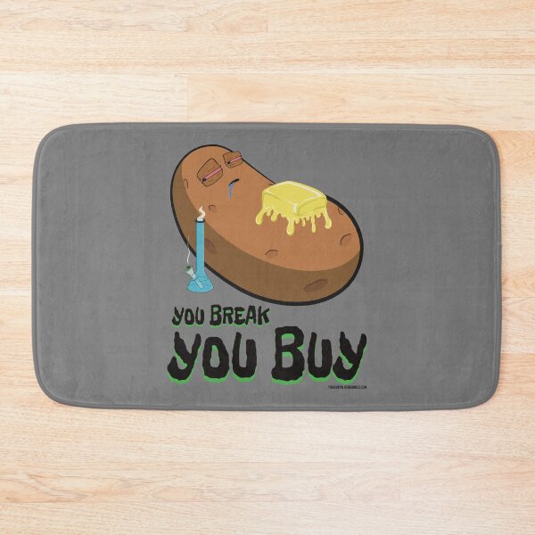 Item preview, Stoned baked potato cartoon-You break you buy  designed and sold by YomeHayin.