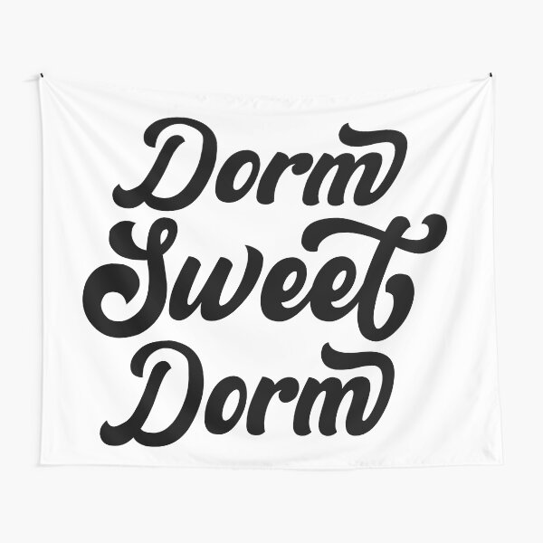 Dorm Sweet Dorm Preppy Decor Tapestry