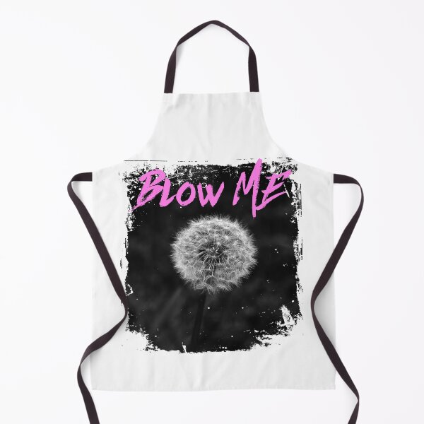 Item preview, Dandelion color aesthetic, Funny Blow me Pun Pink Black and white design for Botany students designed and sold by Cheeky Companions.