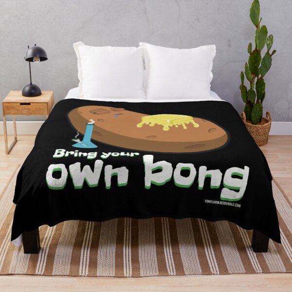 Item preview, Stoned baked potato cartoon-Bring your own bong  designed and sold by YomeHayin.