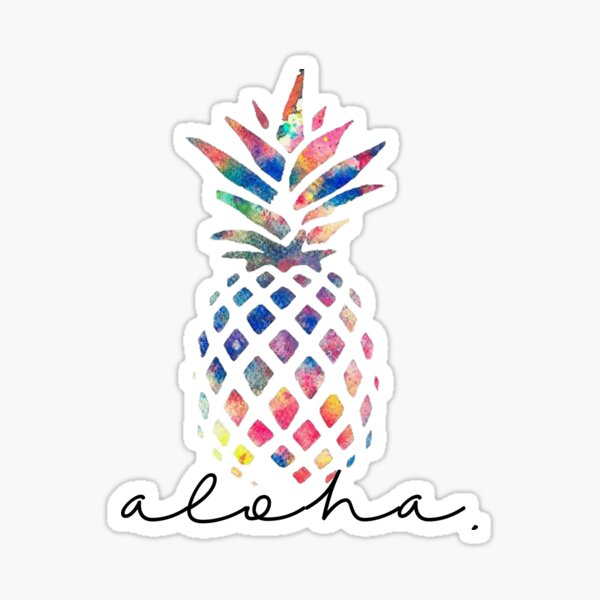Aloha Sticker