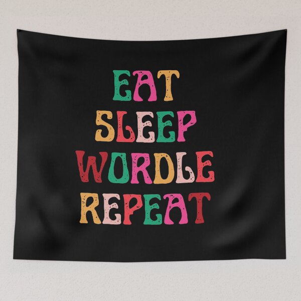Item preview, Eat Sleep Wordle Repeat designed and sold by jothi-designers.