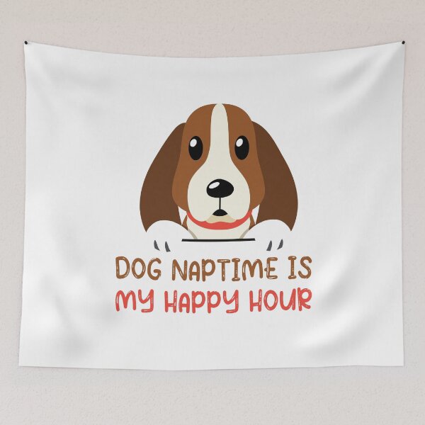 Item preview, Funny Dog Naptime Is My Happy Hour Funny Dog Nap Lovers Gift designed and sold by pedrored369.