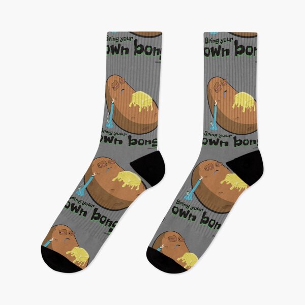 Item preview, Stoned baked potato cartoon-Bring your own bong  designed and sold by YomeHayin.