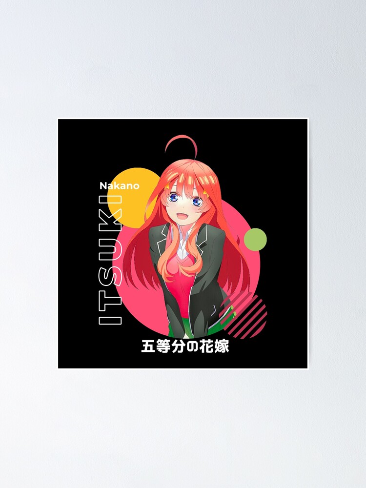 Itsuki nakano - 5 toubun no hanayome Sticker for Sale by ice-man7