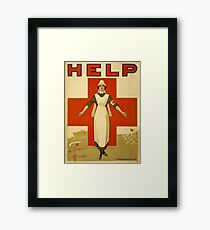 Nurse WWII Framed Print