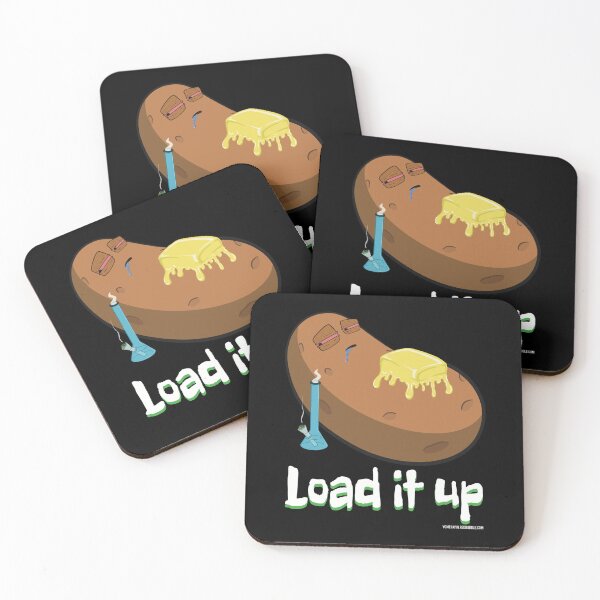 Item preview, Stoned baked potato cartoon-Load it up designed and sold by YomeHayin.