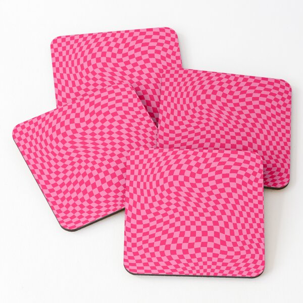 Item preview, Pink on Pink Checkered Swirled Wrap designed and sold by cadinera.