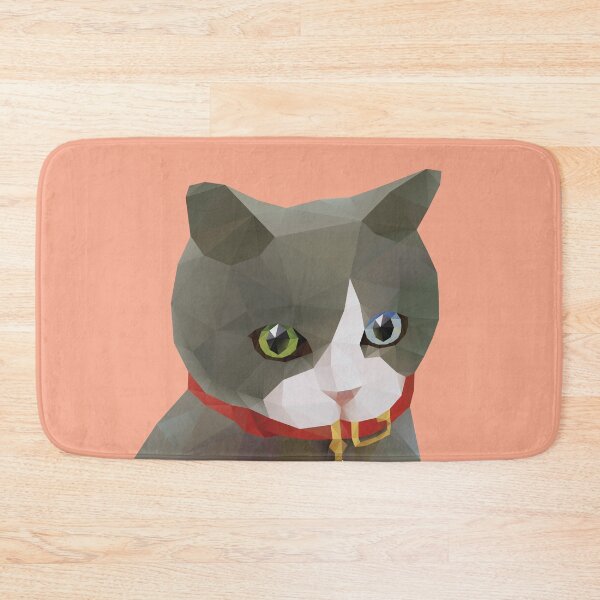 Item preview, Kitten Polygon Art designed and sold by polymolystudio.
