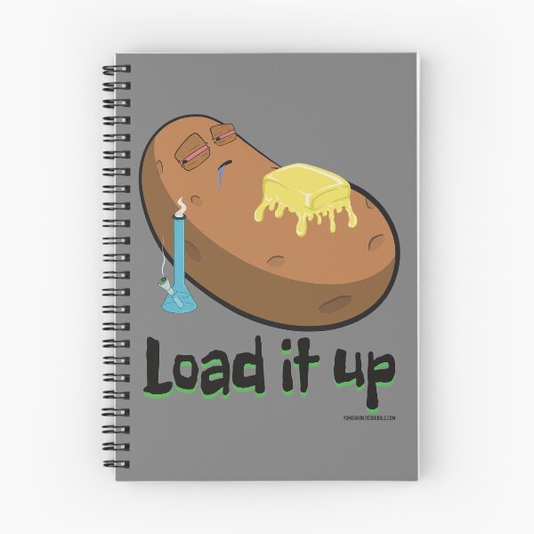 Item preview, Stoned baked potato cartoon-Load it up designed and sold by YomeHayin.
