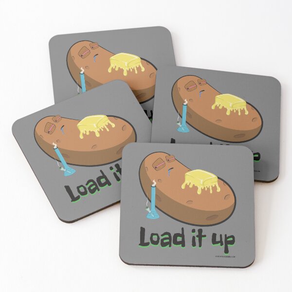 Item preview, Stoned baked potato cartoon-Load it up designed and sold by YomeHayin.