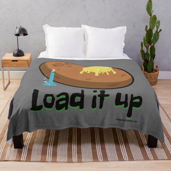 Item preview, Stoned baked potato cartoon-Load it up designed and sold by YomeHayin.