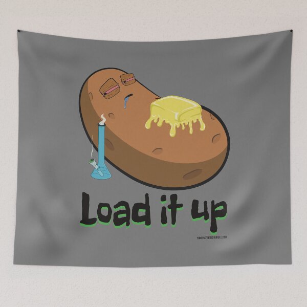 Item preview, Stoned baked potato cartoon-Load it up designed and sold by YomeHayin.