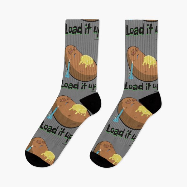 Item preview, Stoned baked potato cartoon-Load it up designed and sold by YomeHayin.