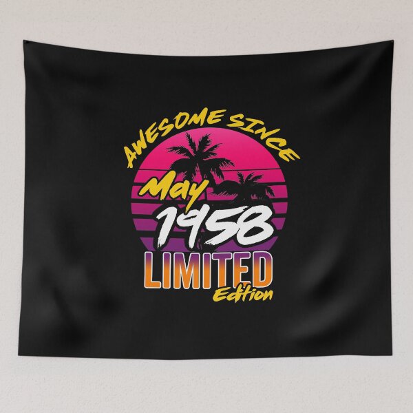 Item preview, Vintage Birthday 64th Gift: Awesome Since May 1958 designed and sold by AMINE  ★★★★★.