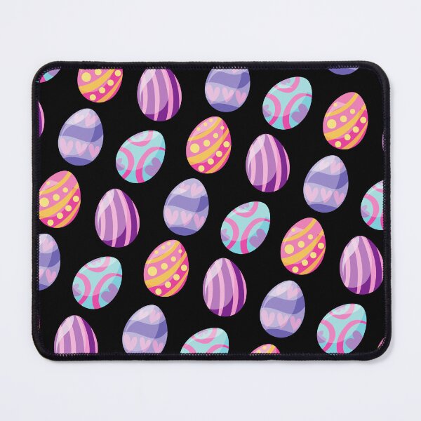 Item preview, Purple Easter Egg Print on Black designed and sold by PinHookPrincess.