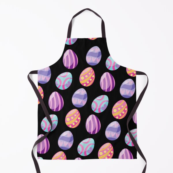 Item preview, Purple Easter Egg Print on Black designed and sold by PinHookPrincess.