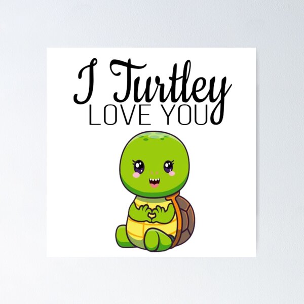 Item preview, I turtely love you heart designed and sold by Mshamsia.
