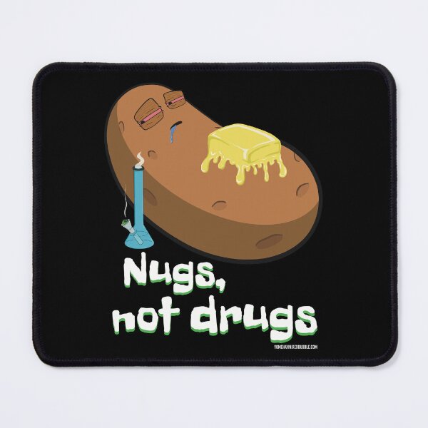 Item preview, Stoned baked potato cartoon-NUGS not drugs designed and sold by YomeHayin.