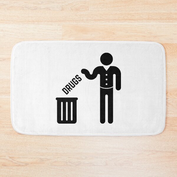 Item preview, Drugs To The Dustbin! (Black) designed and sold by MrFaulbaum.