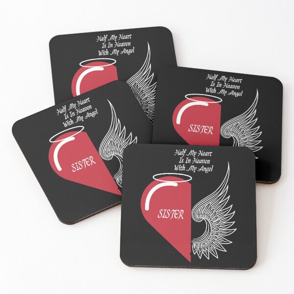 Item preview, Half My Heart Is In Heaven With My Angel  designed and sold by ZOUBAH.