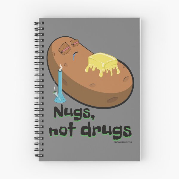 Item preview, Stoned baked potato cartoon-NUGS not drugs designed and sold by YomeHayin.