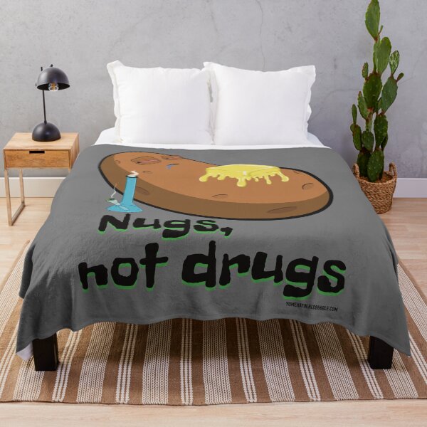Item preview, Stoned baked potato cartoon-NUGS not drugs designed and sold by YomeHayin.