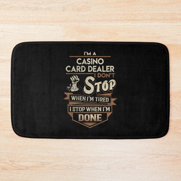 Item preview, Casino Card Dealer T Shirt - I Stop When Done Job Gift Item Tee designed and sold by natalinedk.