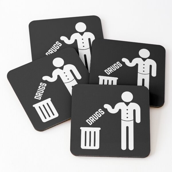 Item preview, Drugs To The Dustbin! (White) designed and sold by MrFaulbaum.